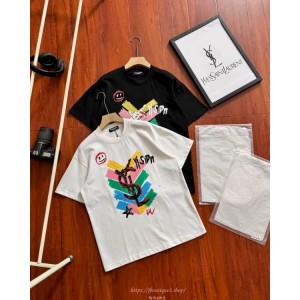 생로랑 반팔 티셔츠 (남녀공용/2color)