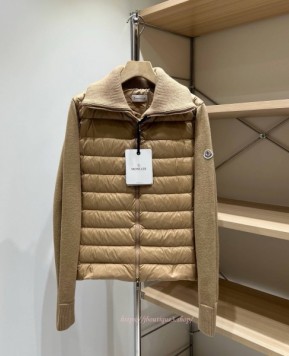 몽클레어 패딩 집업 울 카디건 (3color)