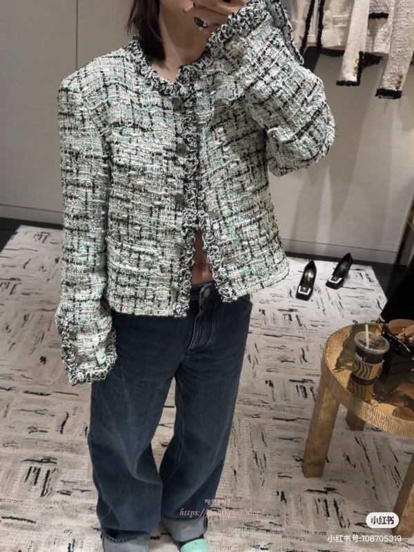 샤넬 트위드 자켓